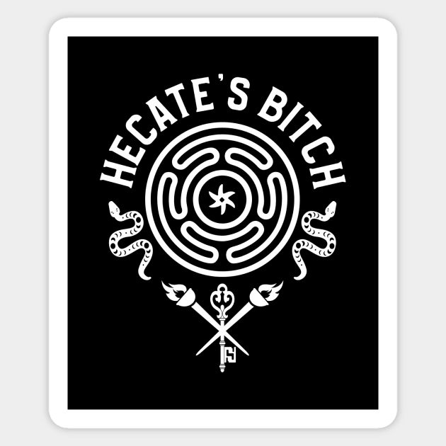 Hecate's Bitch Cheeky Witch® Sticker by Cheeky Witch